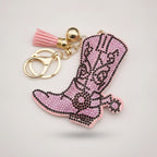 Sparkling Cowboy Boot Keychain Charm – bags & wallets (view 1)