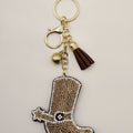 Sparkling Cowboy Boot Keychain – bags & wallets (view 1)