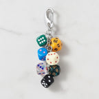 Acrylic Keyring With Lucky Charms - Lucky Dice Mix – novelty & toys (view 2)