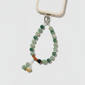 Jade Green Beaded Phone Charm Strap – tech (view 1)