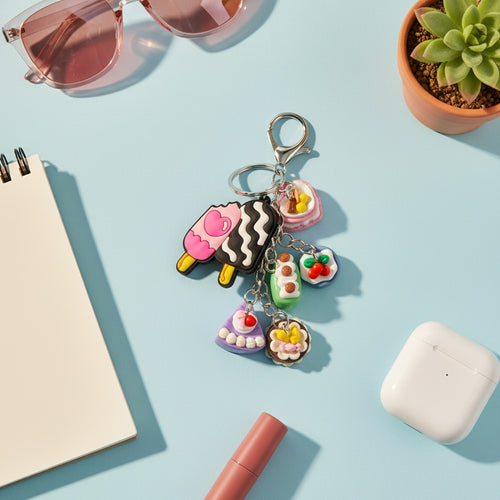 Candy Acrylic Keyring Charm Set - OFFER-798647119691 – novelty & toys (view 2)