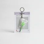 Lollipop Treat Bag Keychain Charm - Green