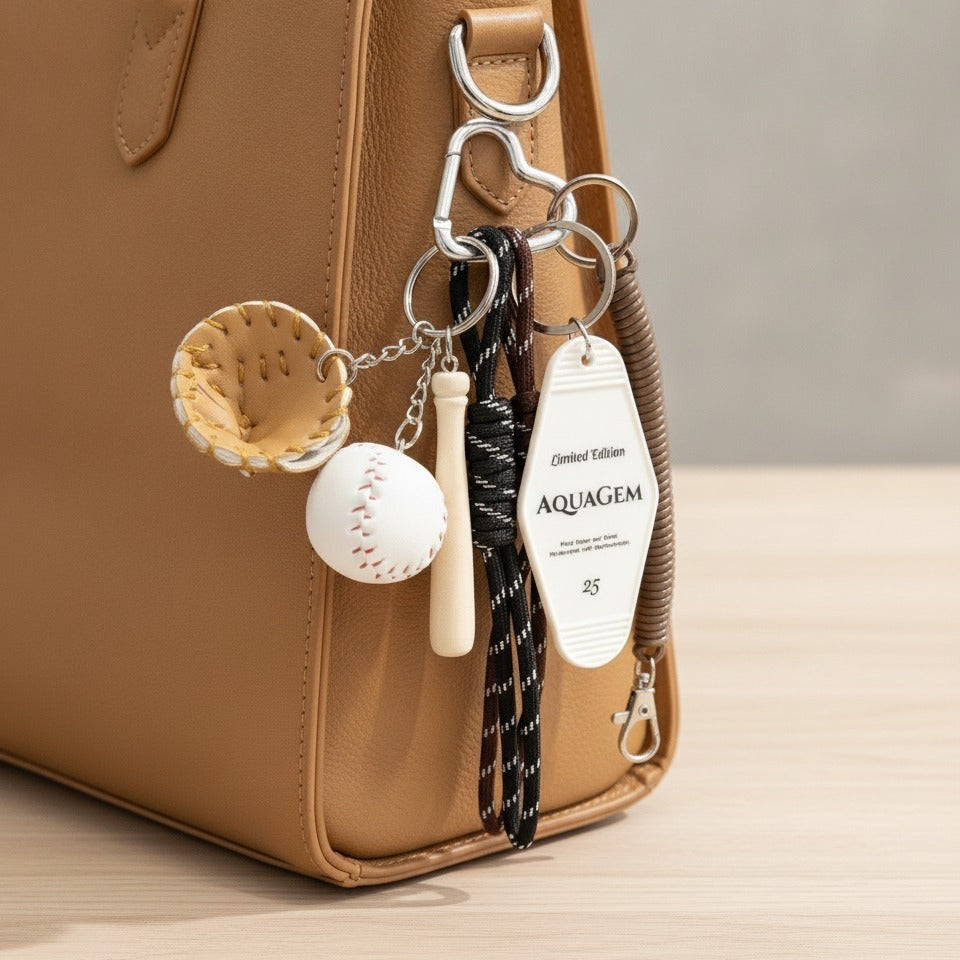 Heart 8-Ball Keyring - YSK01 – novelty & toys (view 3)
