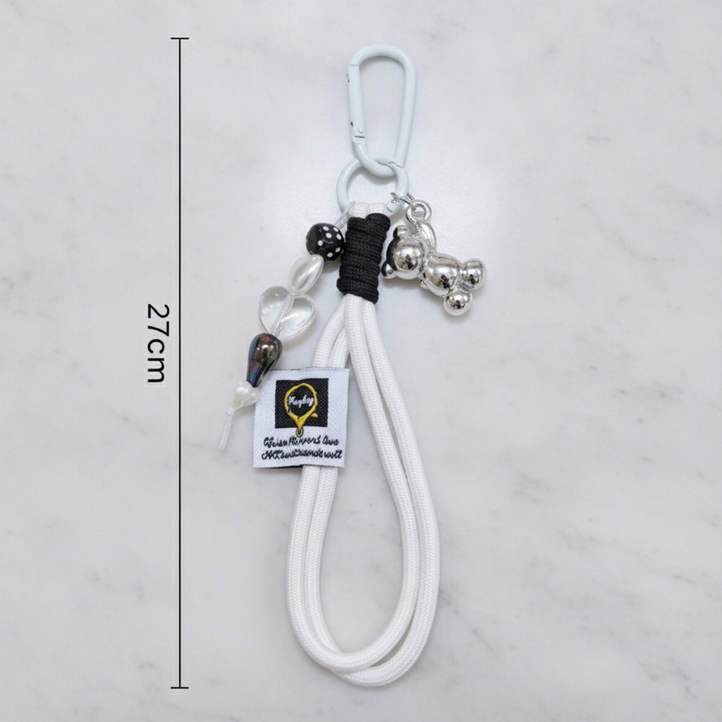 Heart 8-Ball Keyring - YSK17 – novelty & toys (view 2)