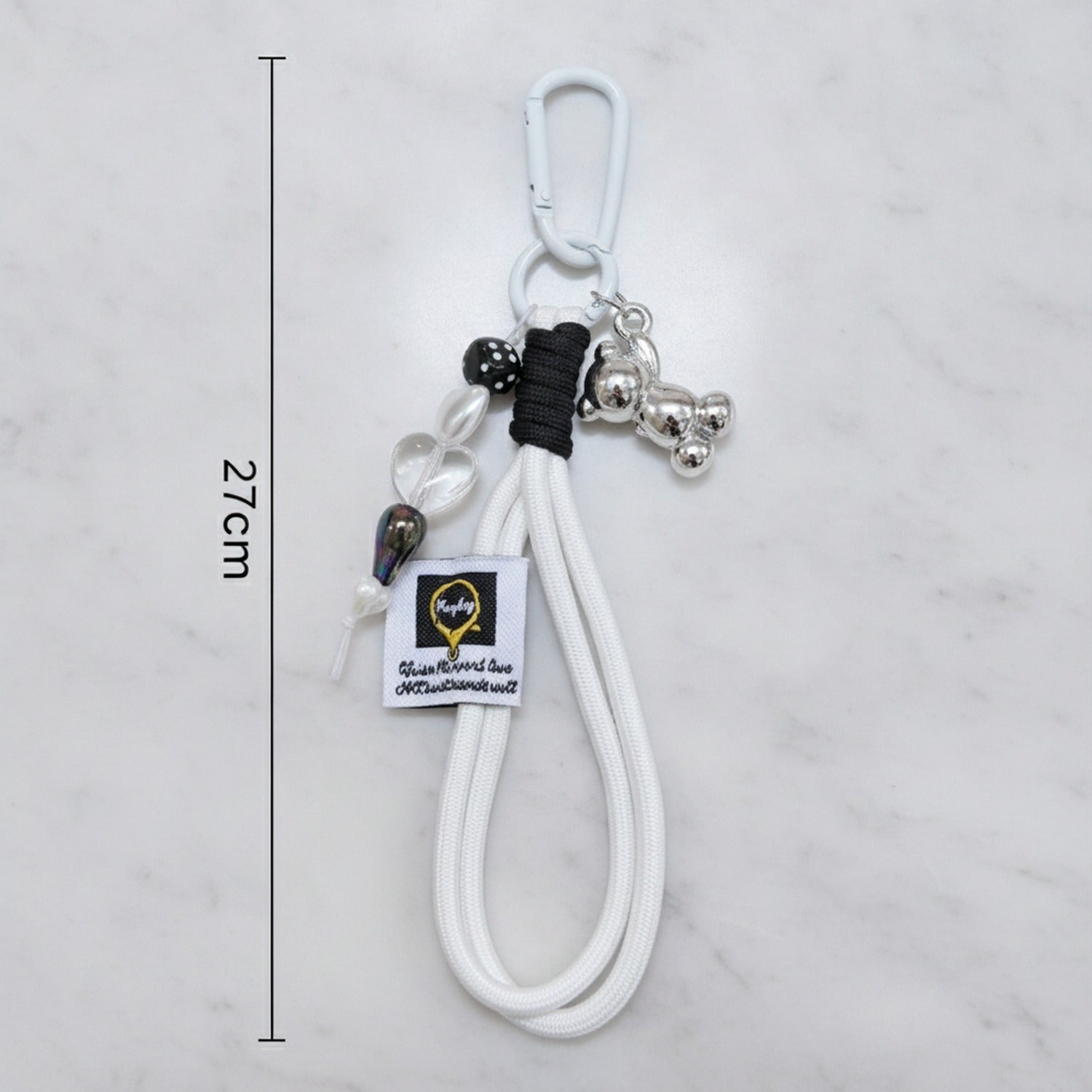 Heart 8-Ball Keyring - YSK17 – novelty & toys (view 2)