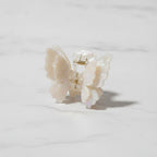 Pearl Butterfly Hair Claw Clip - Beige Butterfly Claw Clip – hair accessories (view 3)