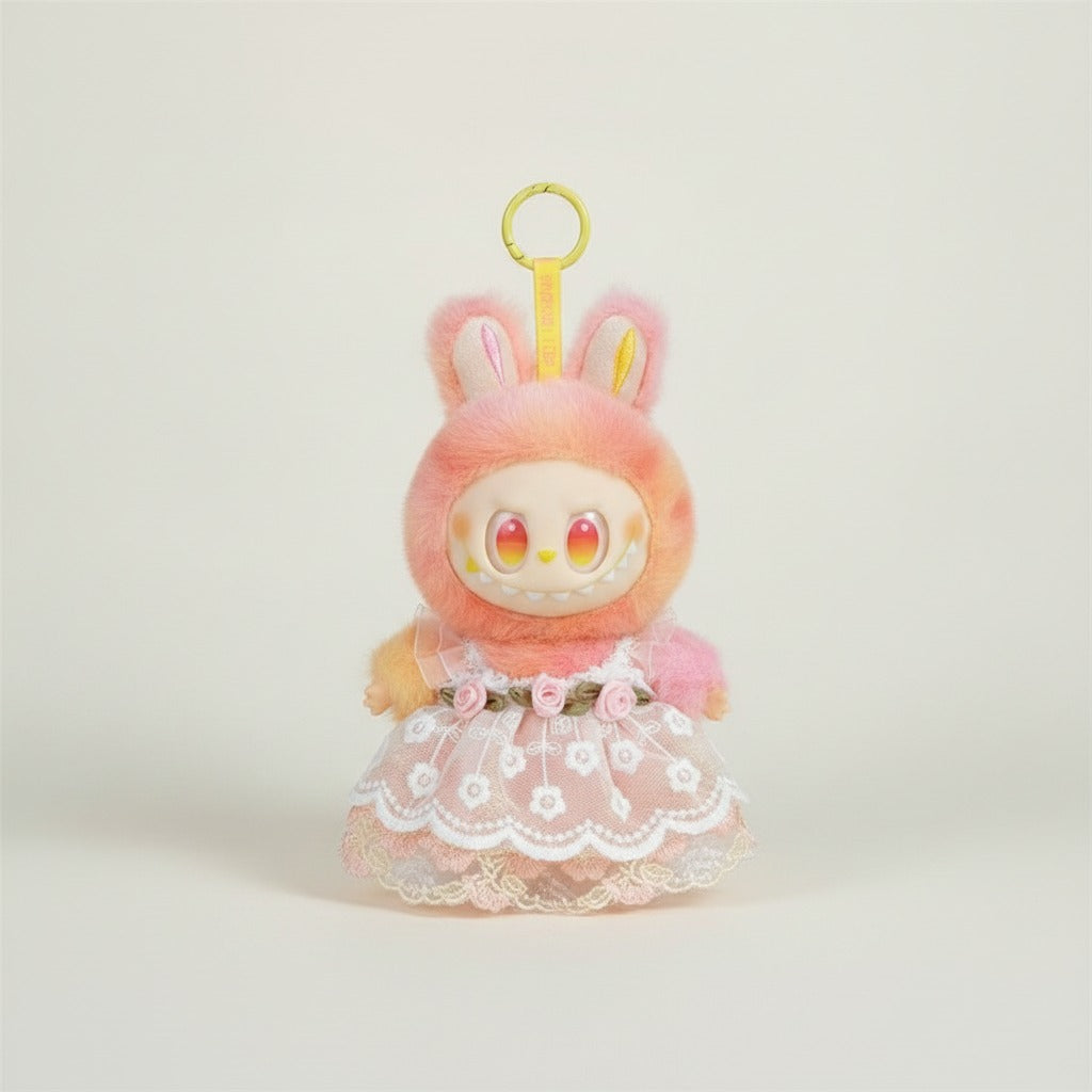 Fluffy Bunny Plush Keychain – novelty & toys (view 1)