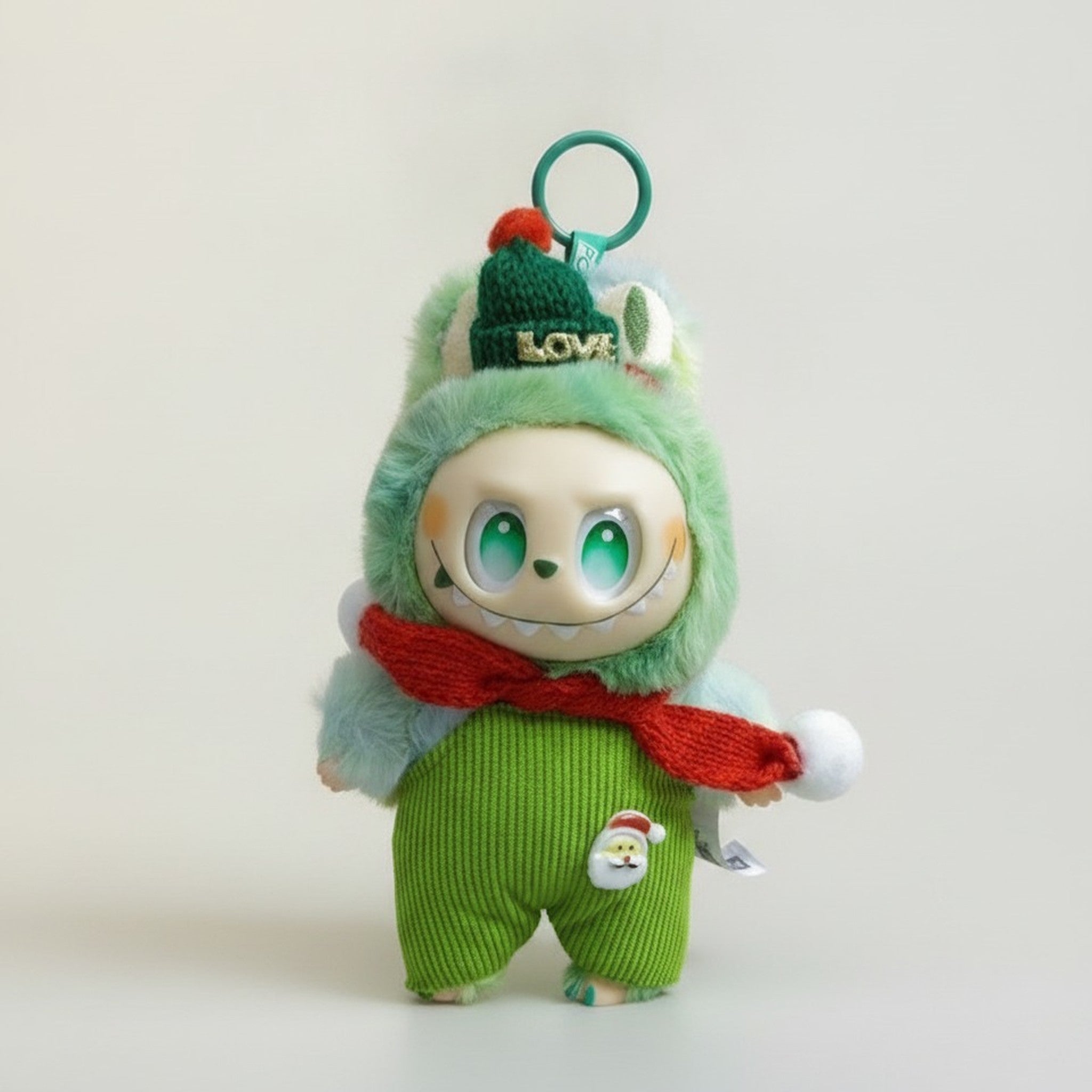 Cute Christmas Character Plush Keychain – novelty & toys (view 1)