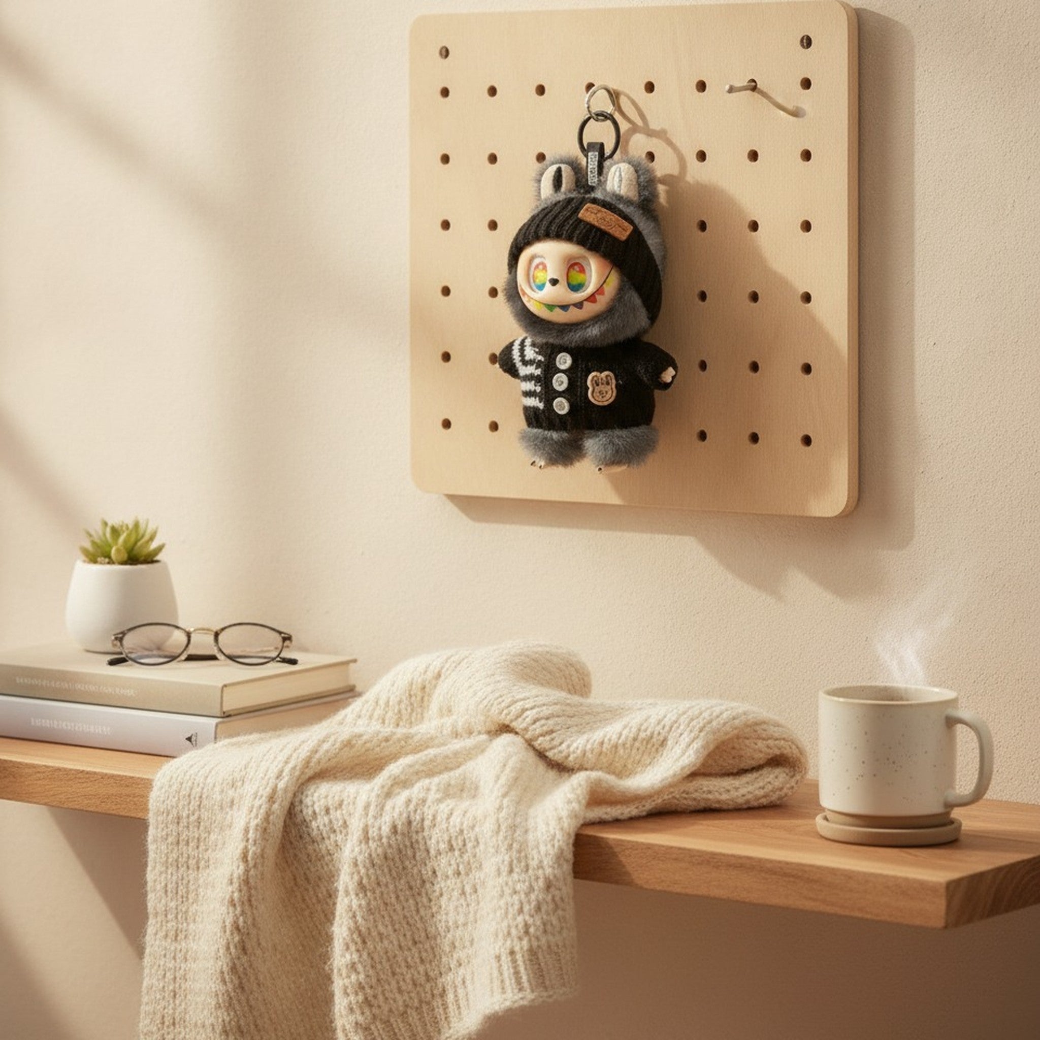 Furry Pop Mart Character Keychain – bags & wallets (view 2)