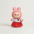 Cute Christmas Bunny Plush Keychain – novelty & toys (view 1)
