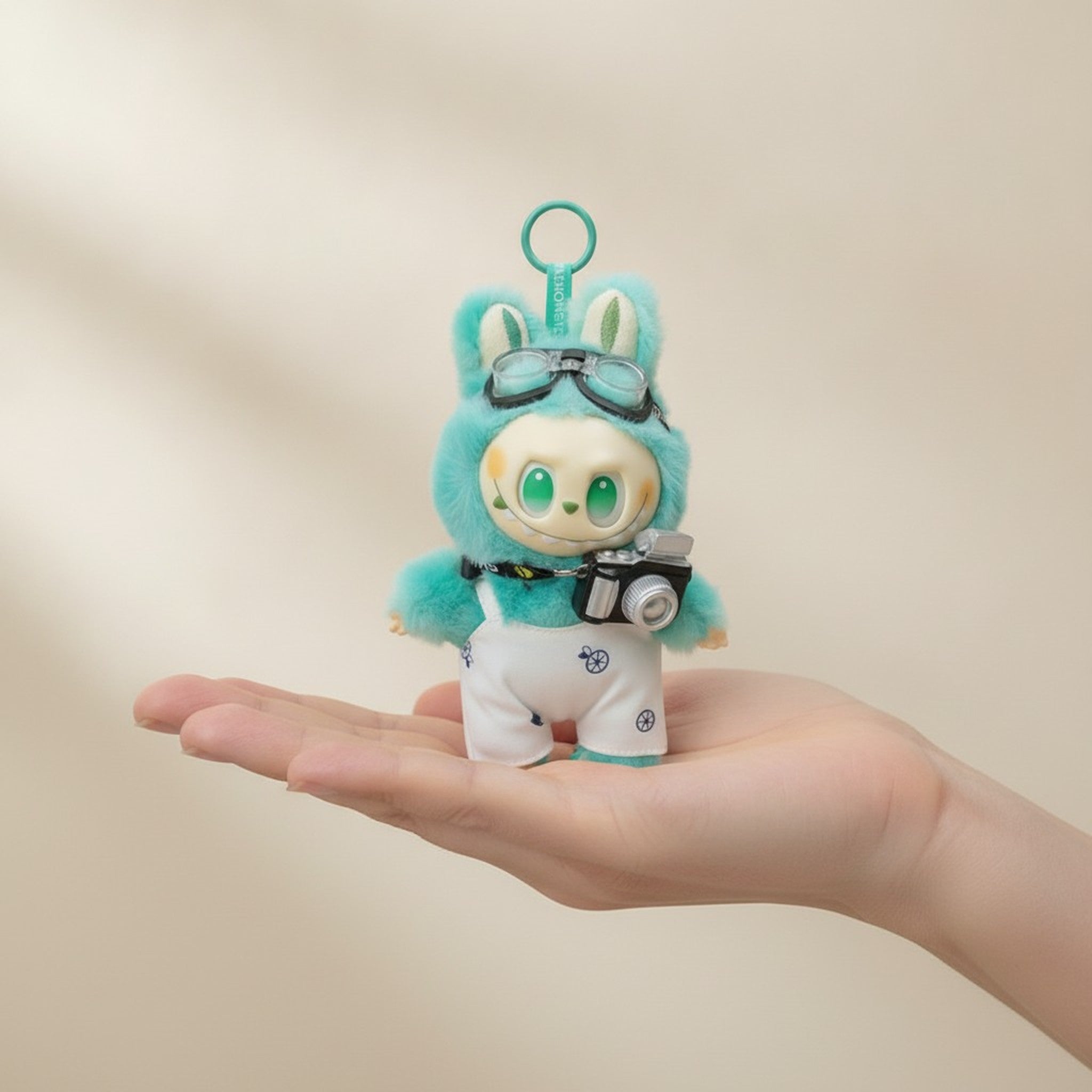 Cute Monster Plush Camera Keychain – novelty & toys (view 3)