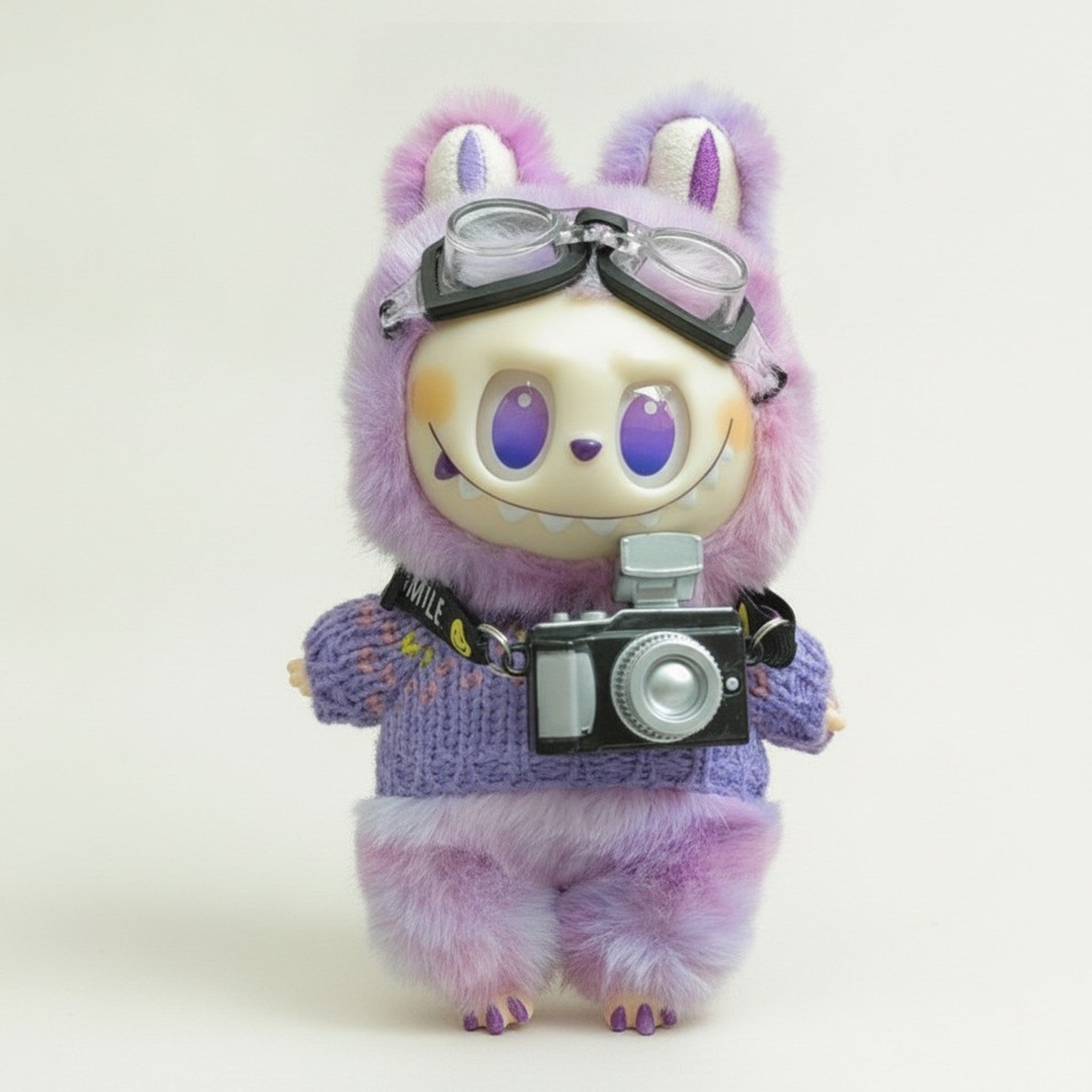 Goggles Camera Plush Doll Charm – apparel accessories (view 1)