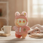 Knitted Bunny Monster Plush Keychain – novelty & toys (view 2)
