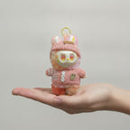 Knitted Bunny Monster Plush Keychain – novelty & toys (view 3)