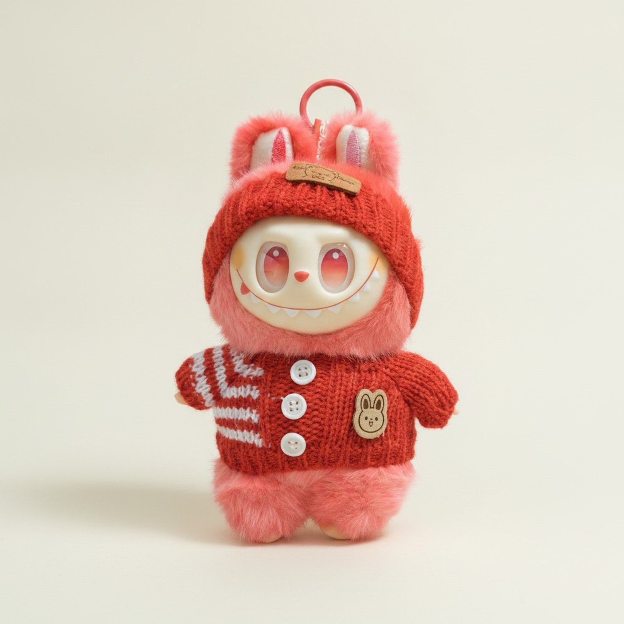 Creepy Cute Bunny Plush Keychain – novelty & toys (view 1)