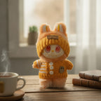 Fluffy Knitted Character Plush Keychain – apparel accessories (view 2)