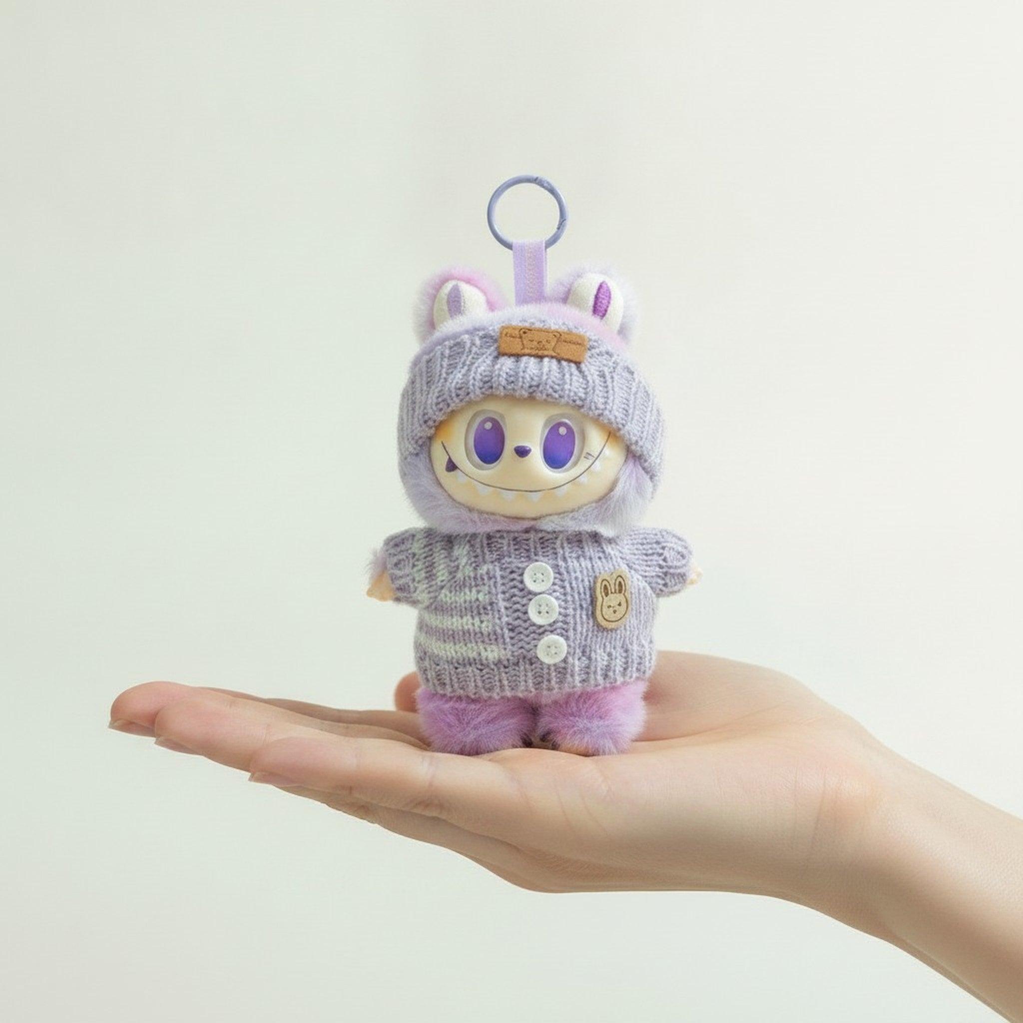 Knitted Plush Bag Charm – novelty & toys (view 3)