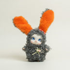 Fluffy Bunny Doll Bag Charm Keychain – novelty & toys (view 1)