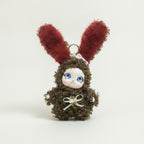 Fluffy Bunny Doll Keychain – novelty & toys (view 1)