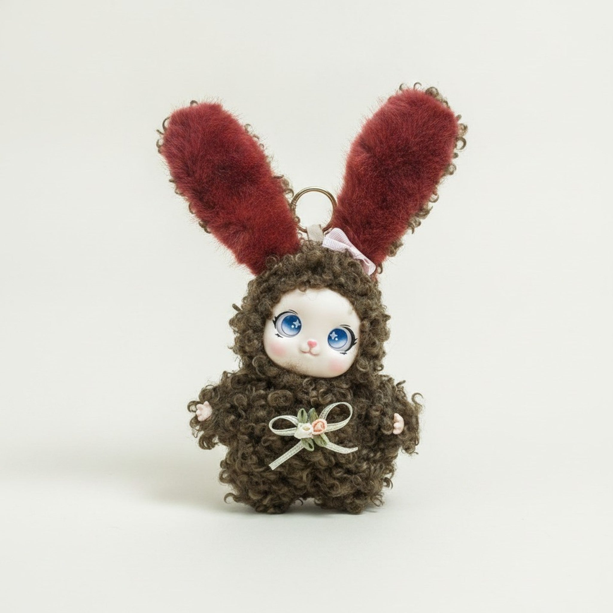 Fluffy Bunny Doll Keychain – novelty & toys (view 1)