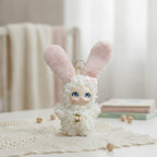 Plush Bunny Lamb Charm Keychain – novelty & toys (view 2)