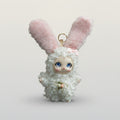 Plush Bunny Lamb Charm Keychain – novelty & toys (view 1)