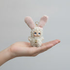 Plush Bunny Lamb Charm Keychain – novelty & toys (view 3)