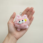 Cute Fluffy Monster Keychain Charm – novelty & toys (view 3)