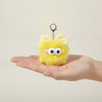 Fluffy Monster Bow Keychain – novelty & toys (view 3)