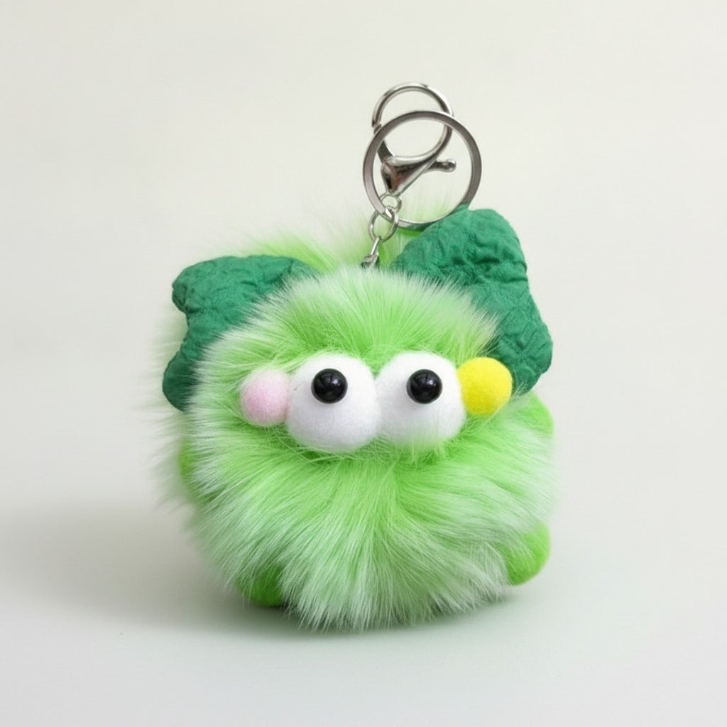 Cute Fluffy Monster Keychain – novelty & toys (view 1)