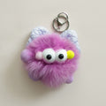 Cute Fluffy Googly Eye Keychain – novelty & toys (view 1)