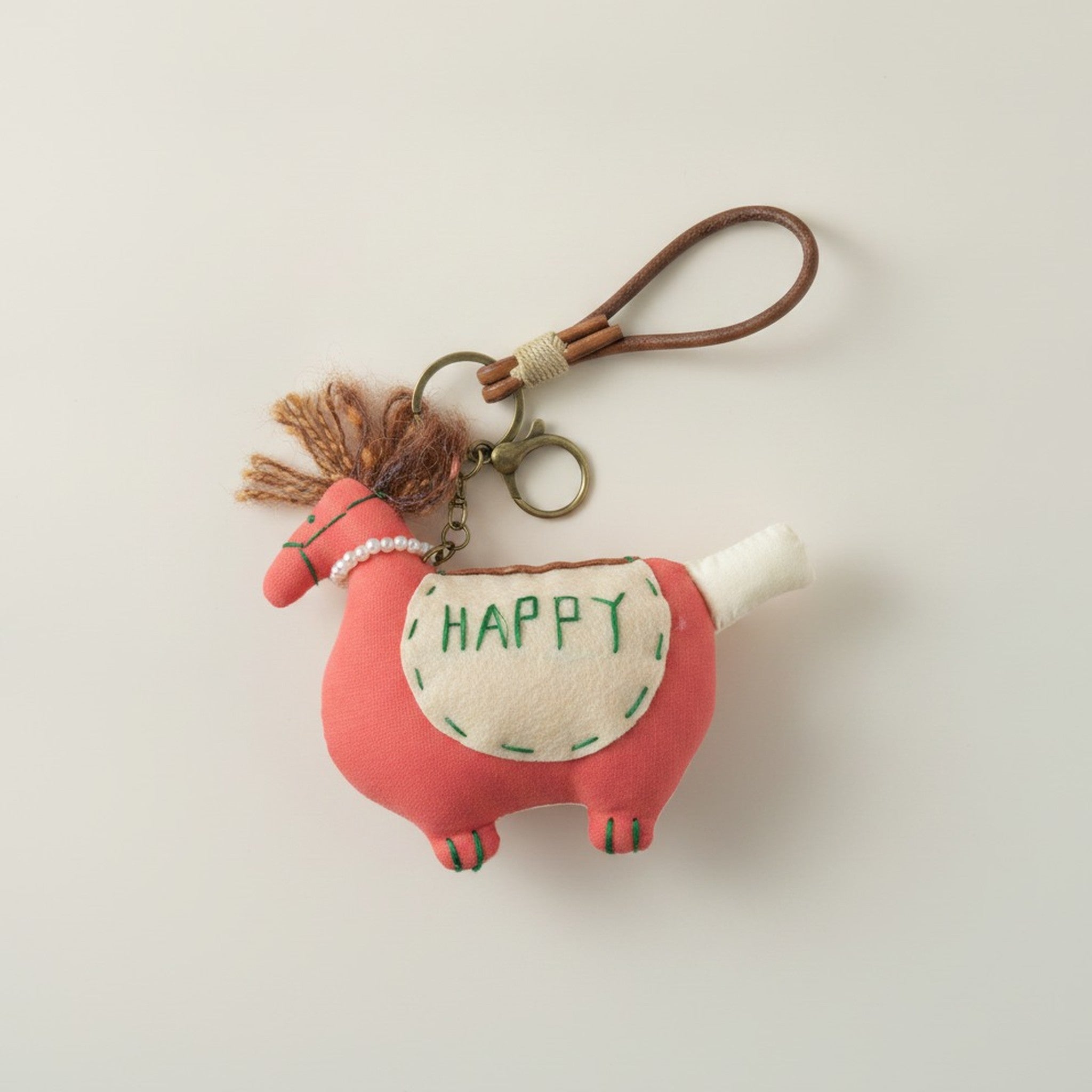 Happy Horse Plush Keychain – bags & wallets (view 1)
