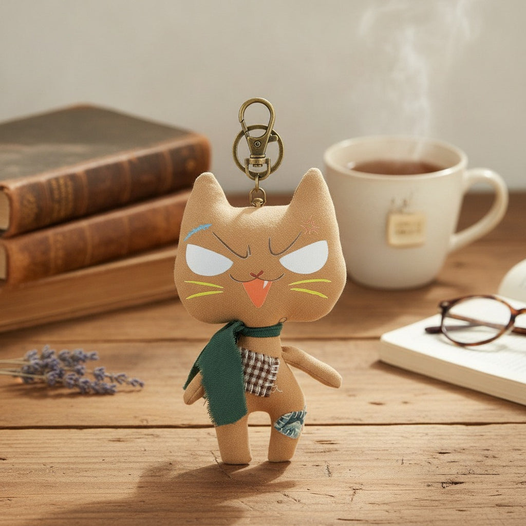 Grumpy Cat Plush Keychain – novelty & toys (view 2)