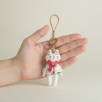 Cute Cat Plush Keychain – novelty & toys (view 3)