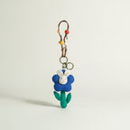 Flower Bunny Keychain Charm – novelty & toys (view 1)