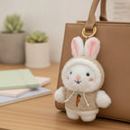 Cute Rabbit Plush Keychain Charm – novelty & toys (view 2)