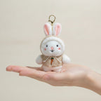 Cute Rabbit Plush Keychain Charm – novelty & toys (view 3)