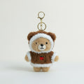 Fluffy Bear Hoodie Charm Keychain – novelty & toys (view 1)