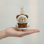 Fluffy Bear Hoodie Charm Keychain – novelty & toys (view 3)