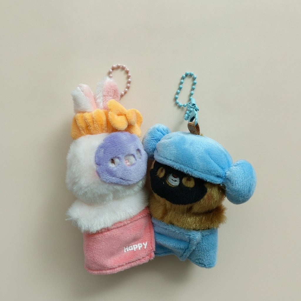 Adorable Character Plush Keychains – novelty & toys (view 1)