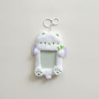 Fluffy Cat Photo Card Holder Keychain – novelty & toys (view 1)