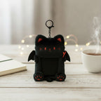 Devil Cat Plush Keychain Card Holder – novelty & toys (view 2)