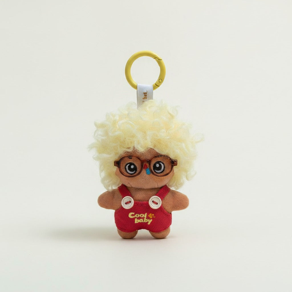 Curly Hair Baby Doll Keychain – novelty & toys (view 1)