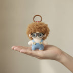 Curly Hair Baby Plush Keychain – novelty & toys (view 3)