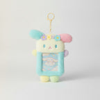 Floral Bunny Plush Card Holder Keychain – novelty & toys (view 1)