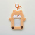 Fluffy Animal Photo Card Holder Keychain – novelty & toys (view 1)