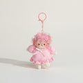 Fluffy Lamb Plush Keychain Charm – novelty & toys (view 1)