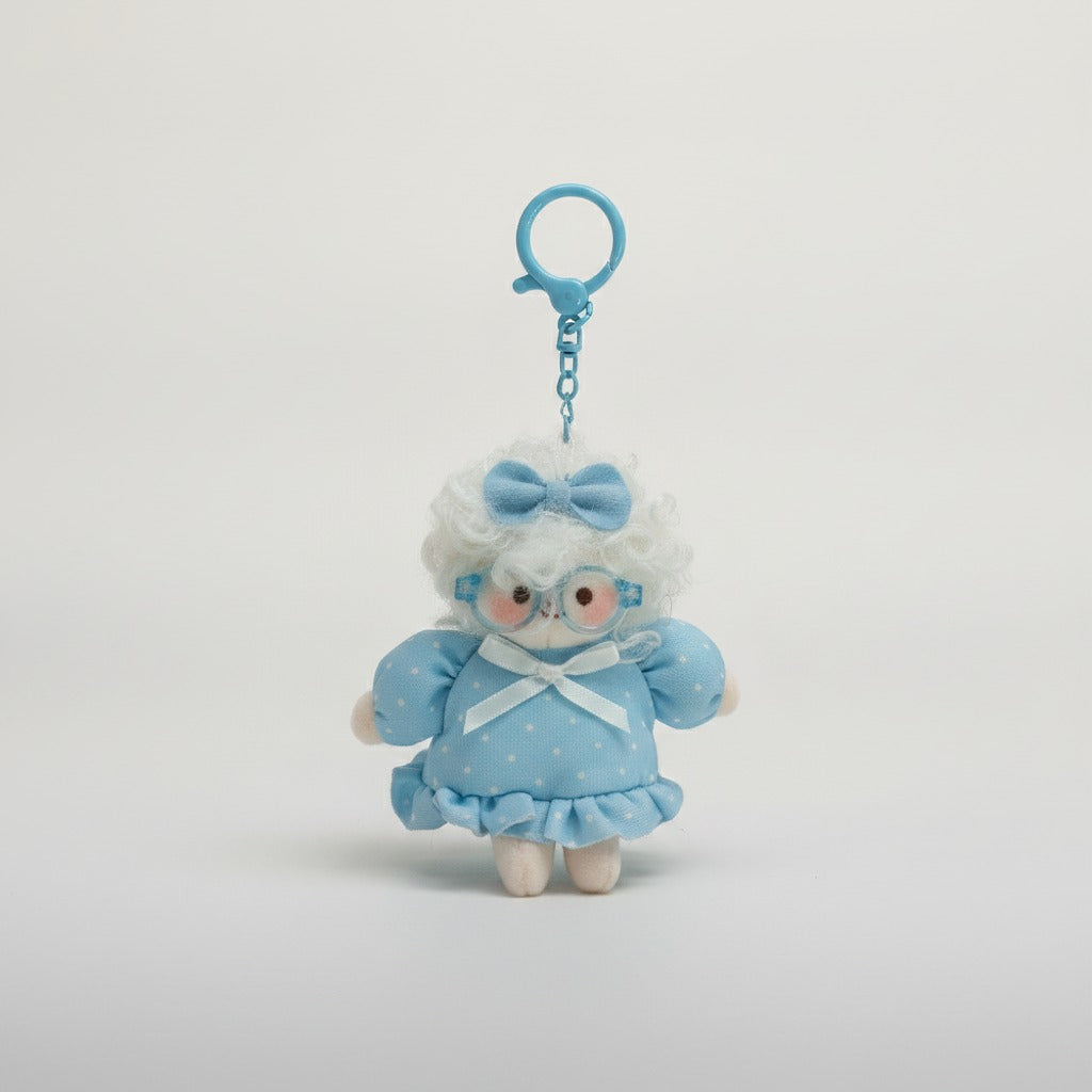 Cute Grandma Doll Plush Keychain – novelty & toys (view 1)