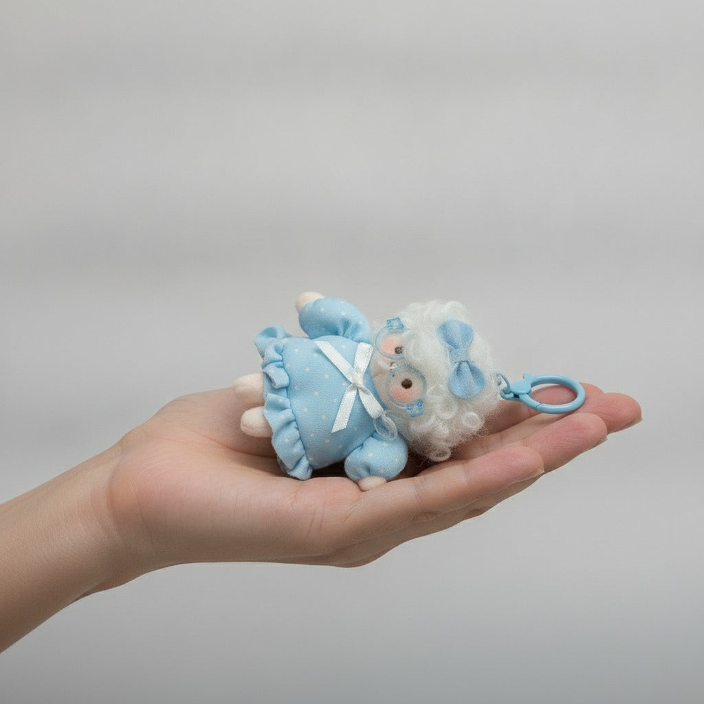 Cute Grandma Doll Plush Keychain – novelty & toys (view 3)