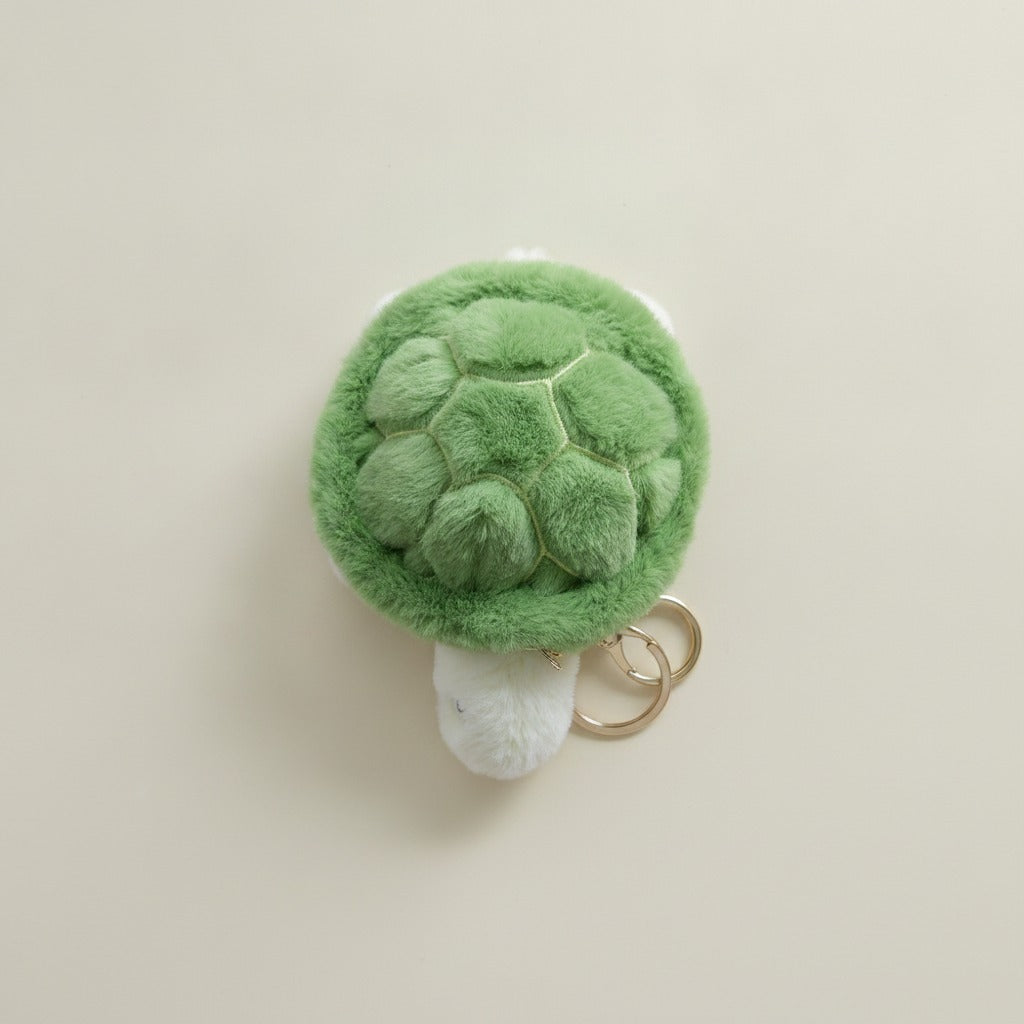 Soft Plush Turtle Keychain Bag Charm – novelty & toys (view 1)
